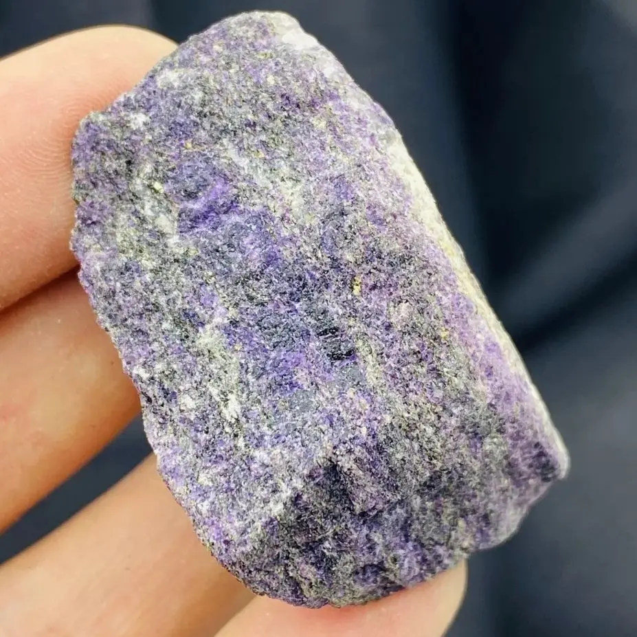 Rare Natural Purple Dragon Crystal Raw Gemstone Healing Mineral Witchcraft Spiritual Collectors’ Gem Chakra Purification Stones