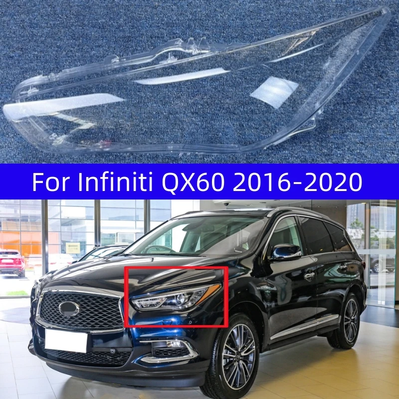 

Для Infiniti QX60 2016 2017 2018 2019 2020 автомобильные аксессуары Заменить прозрачную фару из поликарбоната фары оболочки объектива