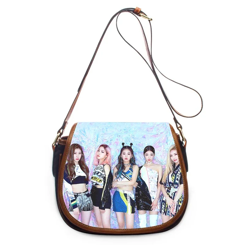 KPOP ITZY print new fashion Women Crossbody Bag Luxury Handbags Women Bags Zipper Shoulder Bag women shoulder bag