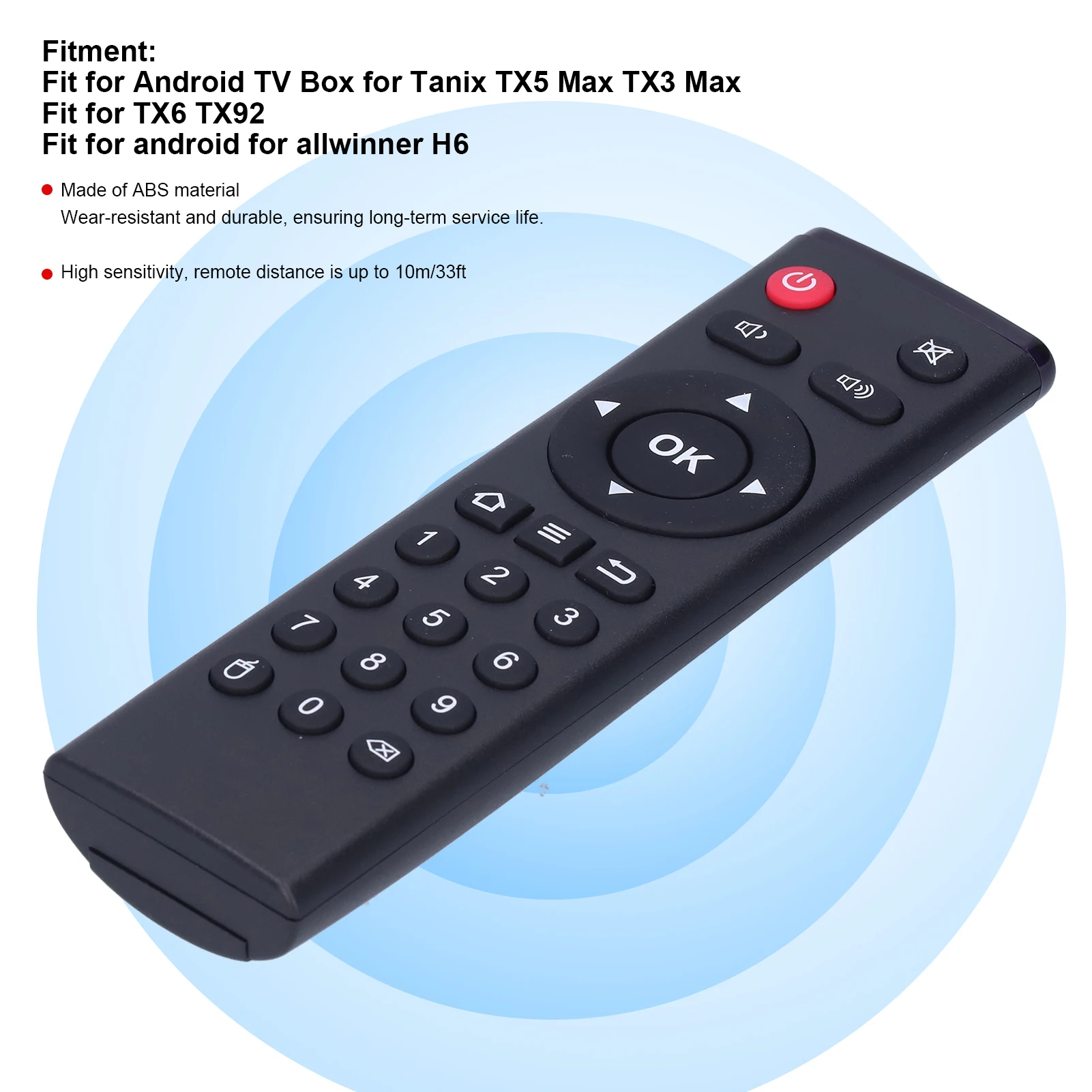 جهاز التحكم عن بعد يحل محل جهاز التحكم عن بعد لـ Tanix TX6 بديل جهاز التحكم عن بعد مناسب لـ Android TV Box لـ Tanix TX5 Max TX3 Max #2