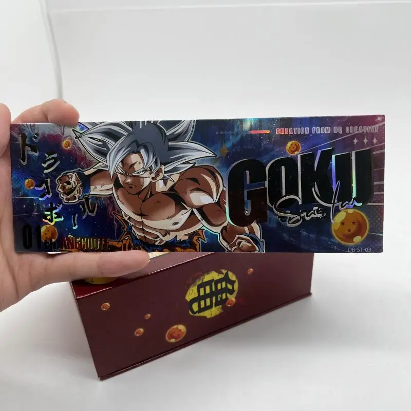 Dragon Ball Funny and creative Ticket stub card Bulma Son Goku Android 18 Frieza boy Toy collection Birthday Christmas gifts
