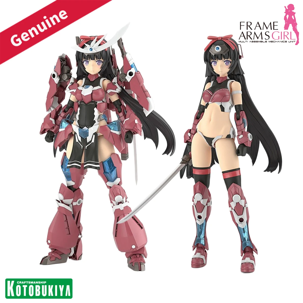 

In Stock Original Kotobukiya Model Kits Frame Arms Girl Grande Scale Magatsuki H=250mm Assembly Action Model Collection Gift Toy