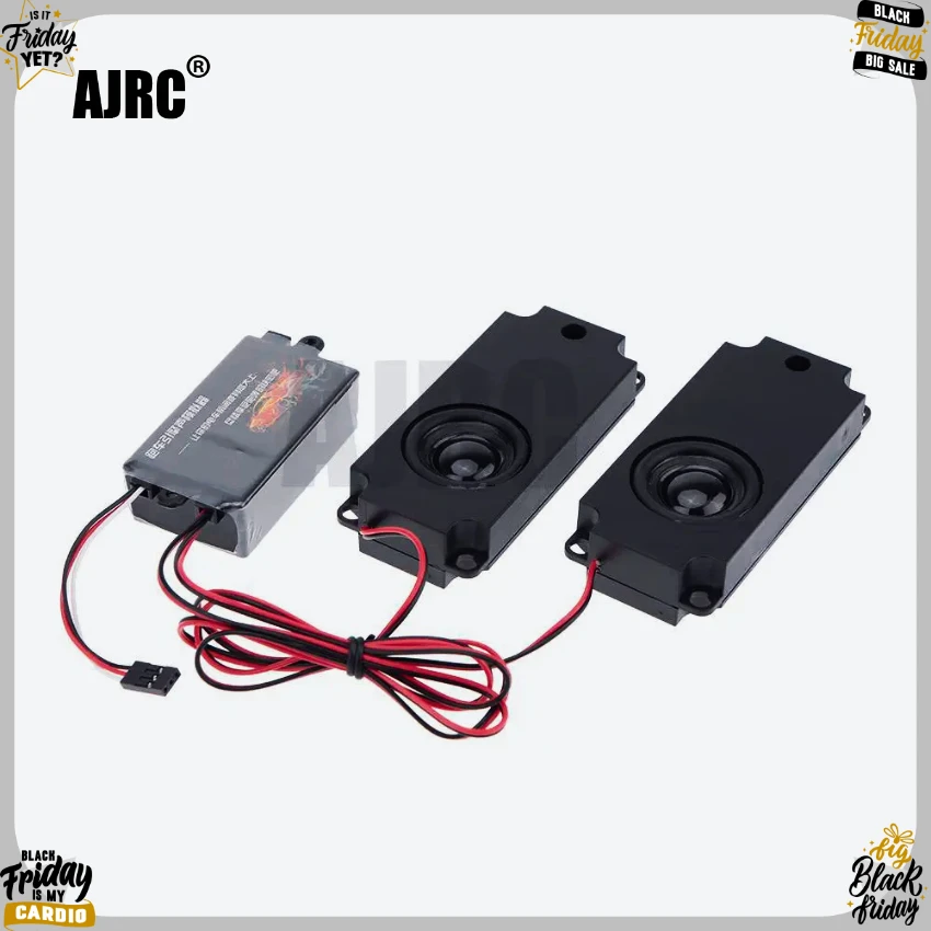 RC Car Parts Speakers 2 Generation Motor Sound Simulator Group 10 Effect Accelerator Linkage Engine Sound Group 1/10 Crawler