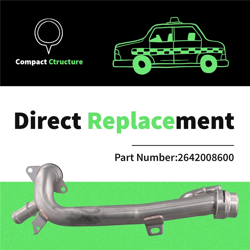 انبوب ماء تبريد المحرك 2642008600 لمرسيدس بنز M264 W205 W213 E200 E300 E350 C160 C180 C200 C300 2642004201
