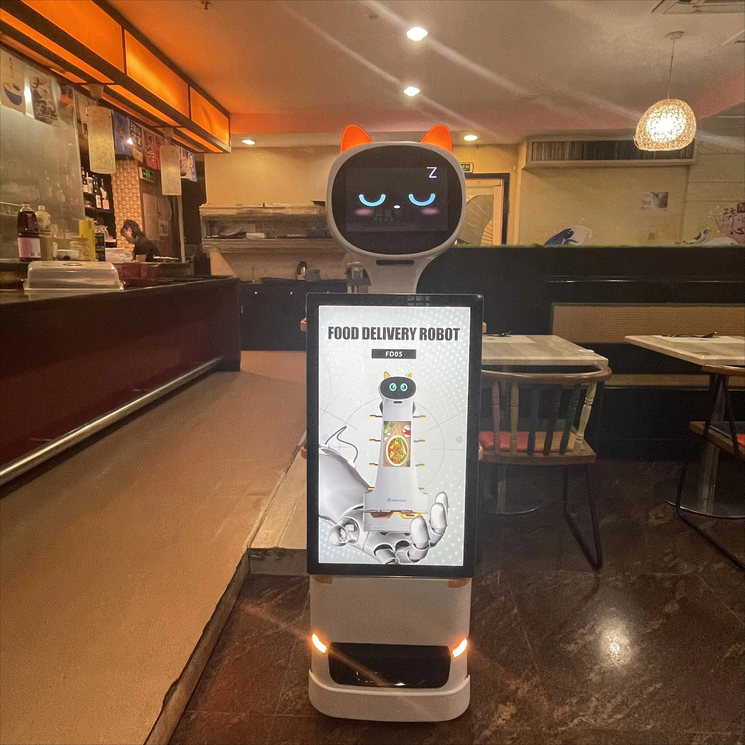 Best Sell Restaurant Robot Waiter Service Delivery Robot With Menu Service Robot for Retail
