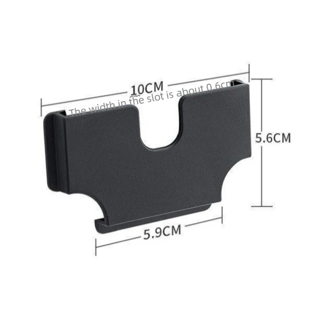 New! Car For Mounted Card Holder Voucher Storage Box Car Refueling High-Speed Card Slot Card Creative Utensils