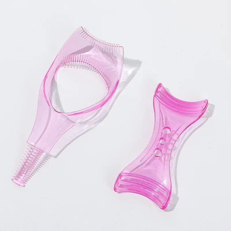 เครื่องมือขนตา 3 ใน 1 แต่งหน้ามาสคาร่าโล่ยามดัดผม Applicator ท่องเที่ยว Helper การ์ดสร้างสรรค์เครื่องมือแต่งหน้าความงามเครื่องสําอางเครื่องมือ