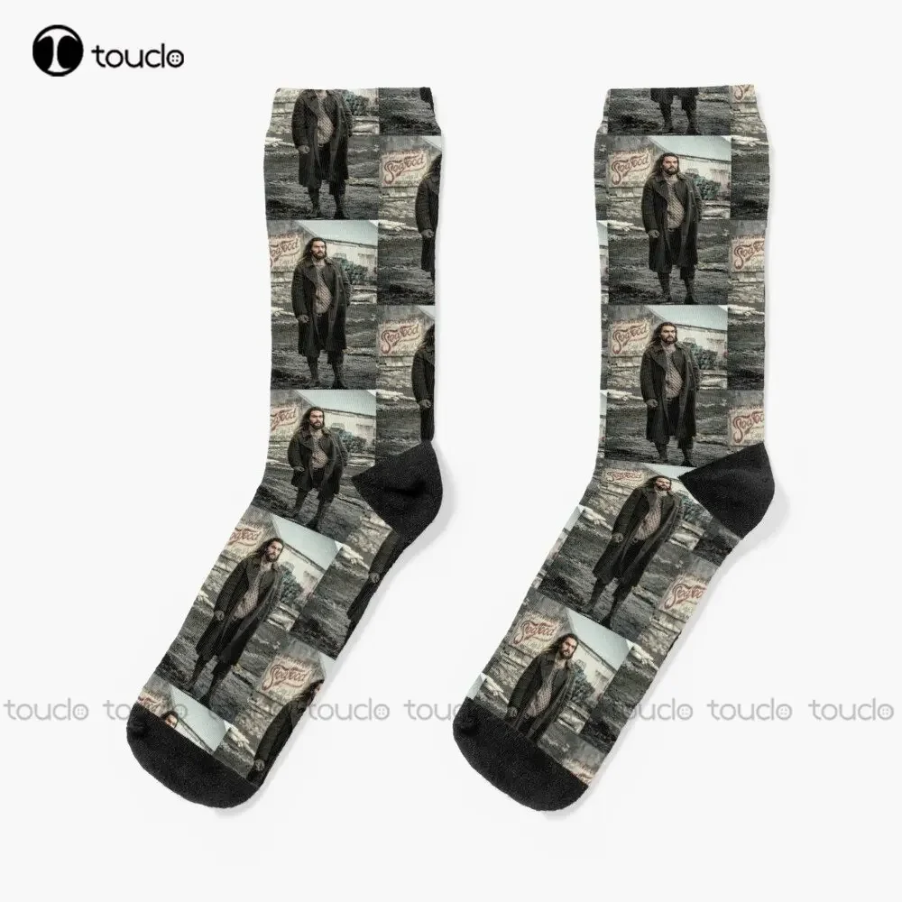 Jaeson Momoa Socks Funny Mens Socks High Quality Cute Elegant Lovely Kawaii Cartoon Sweet Cotton Sock Custom Gift Unisex Adult