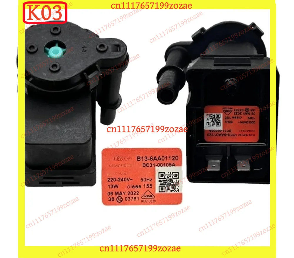 LK New 50Hz 13W 220V Drain Pump Motor B13-6AA01120 DC31-00105A For Clothes Dryer Replacement Parts