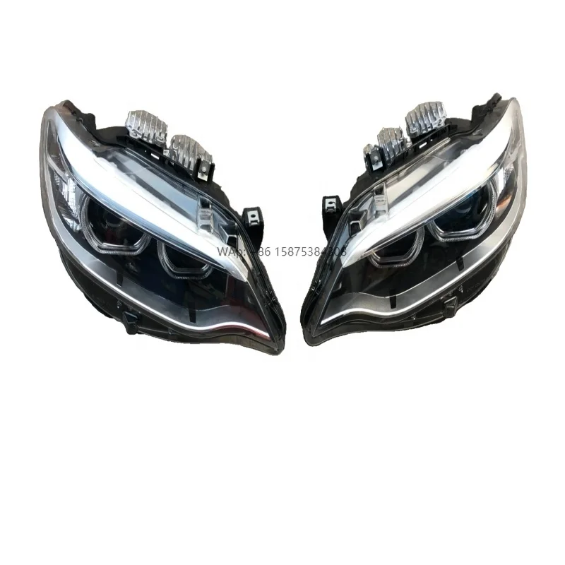 

Classic Style 2 Series F22F23F87 LCI Front LED Automatic Headlights White Angel Circle Day Running Light Steering Assist for