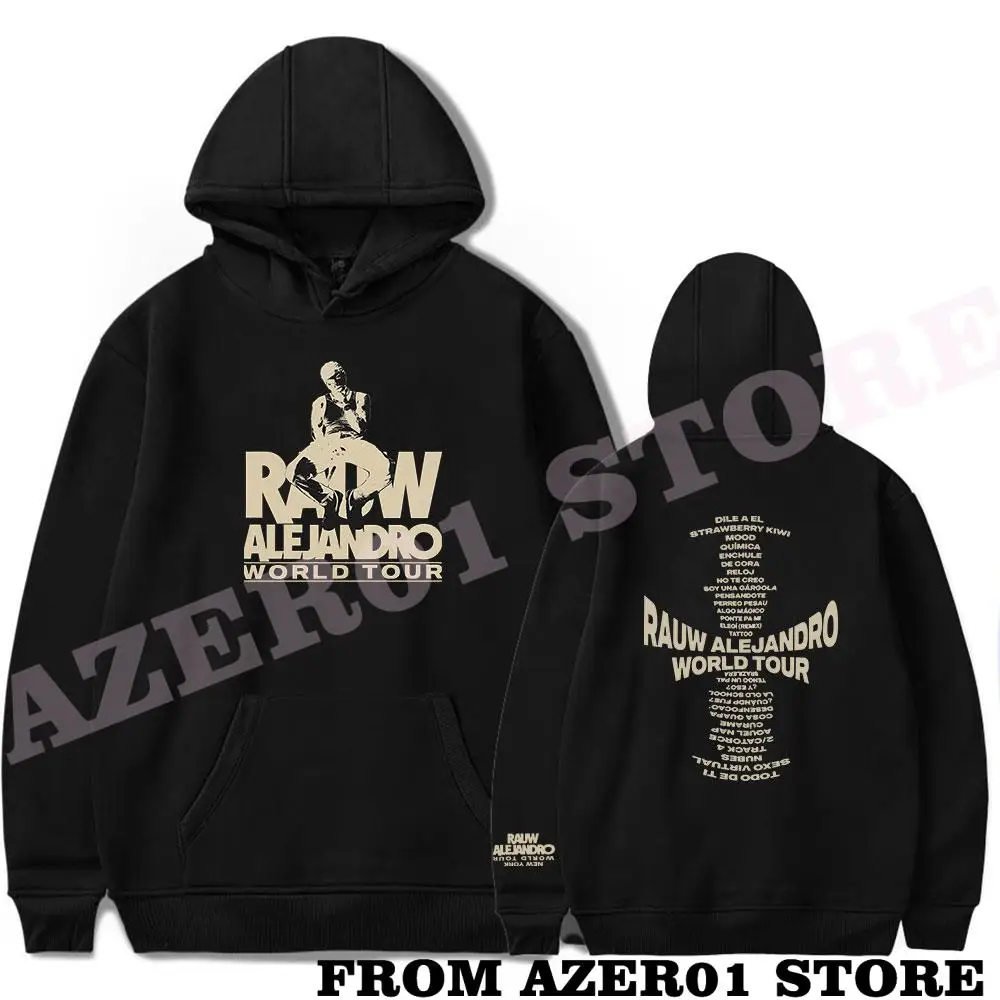

Rauw Alejandro New York WORLD TOUR 2022 COLLECTION Merch Hoodies Winter Men/Women Hooded Sweet Streetwear Hooded Long Sleeve