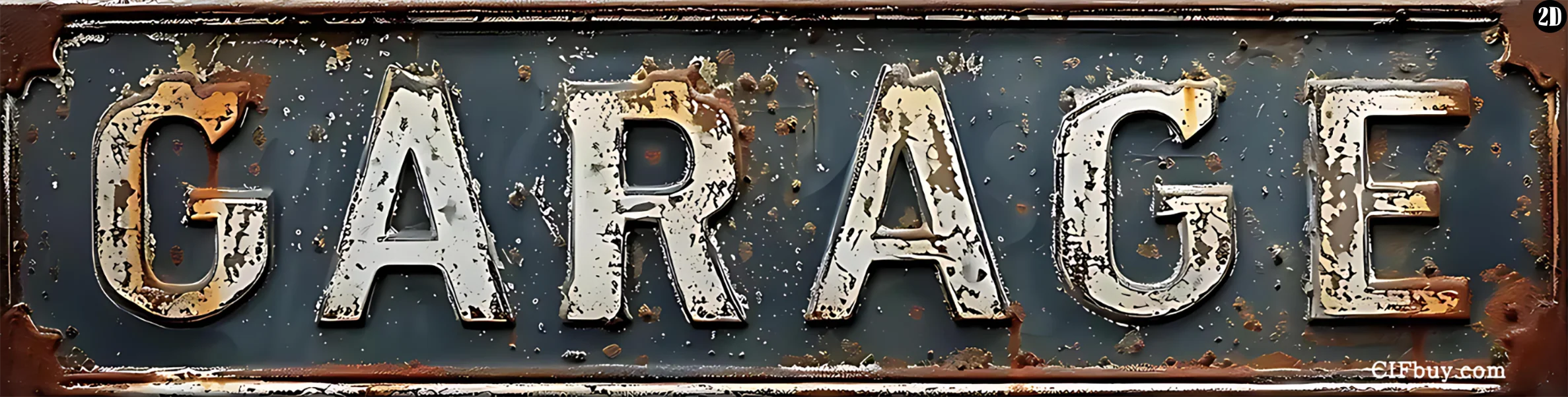 Vintage Garage Sign, Man Cave Decor, Workshop Metal Plaque, Retro Wall Art for Garage