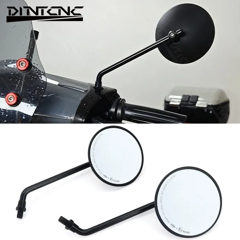 For HONDA GROM MSX 125 CMX 500 300 1100 REBEL Universal Motorcycle Accessories E9 10MM Left Right Side Rear View Mirrors Glass - view 3