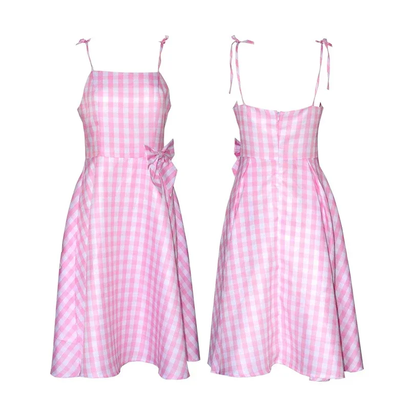 2024ภาพยนตร์ตุ๊กตาบาร์บี้เครื่องแต่งกายCowgirlชุด70S 80S Hippie Disco KenสีชมพูFlareกางเกงฮาโลวีนคอสเพลย์สําหรับผู้หญิงชายหญิงm13