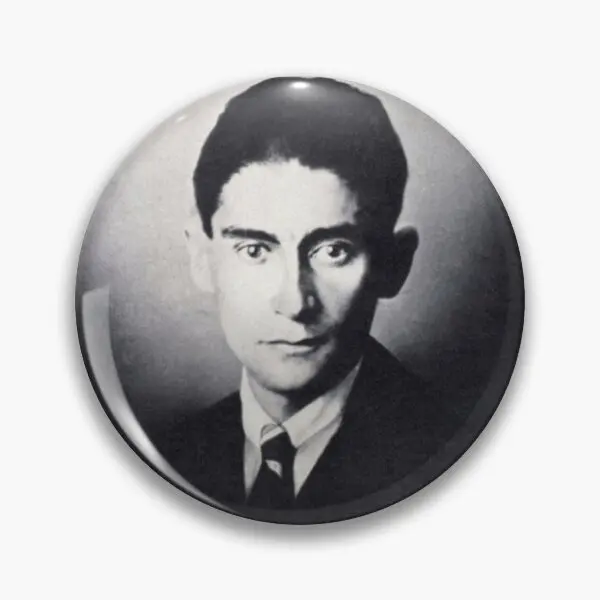 Franz Kafka  Soft Button Pin Hat Jewelry Gift Cartoon Creative Badge Women Decor Lover Cute Funny Collar Clothes Metal Fashion