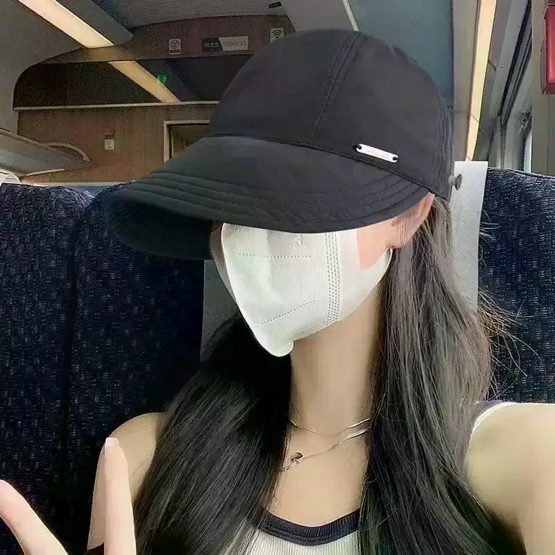 2026 Summer New Breathable Fisherman Hat For Women Outdoor Sunshade And Sun Protection Fashionable Duckbill Cap