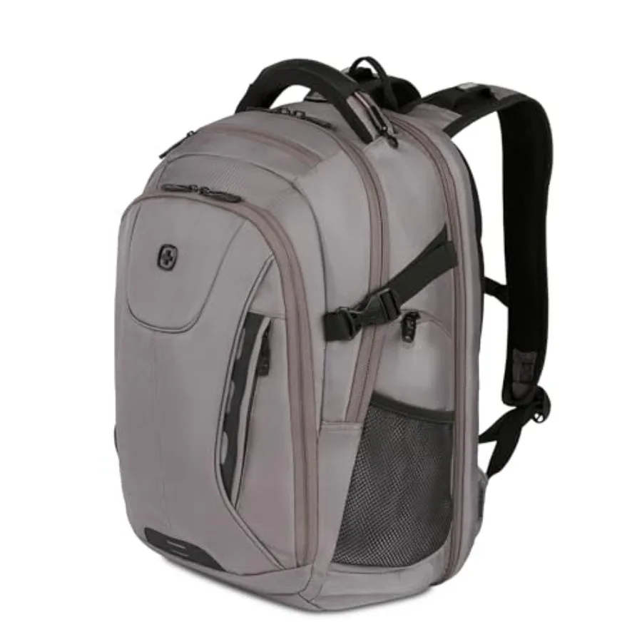 

Travel Tech Elite Laptop Backpack Fits Laptops up to 16 ScanSmart TSA-Friendly with USB Port Shoe Compartment Organizer Pockets