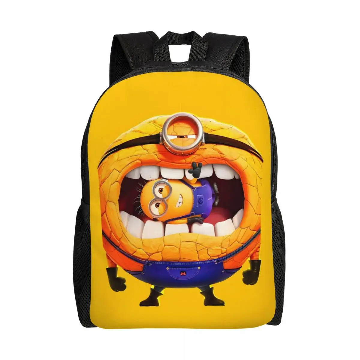 

Пользовательские рюкзаки M-Minions для женщин и мужчин, модная сумка для книг для колледжа, школьные сумки с комиксами и героями мультфильмов