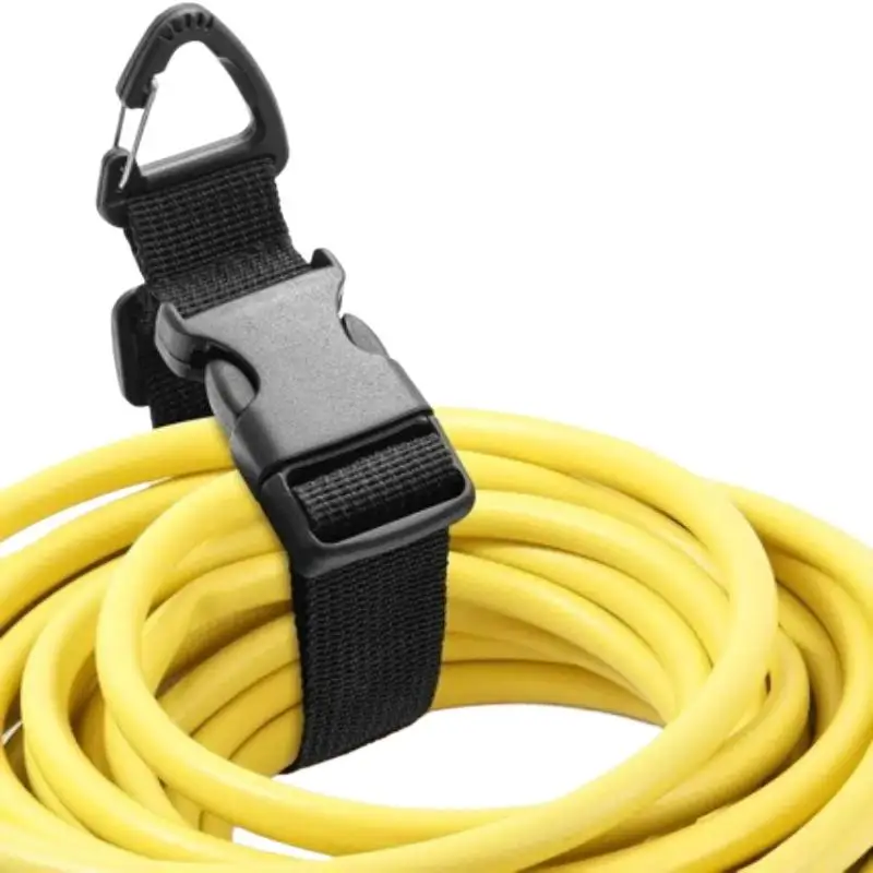 6Pcs Adjustable Lashing Straps Quick Release Buckle Reusable for Household Office Cable Management