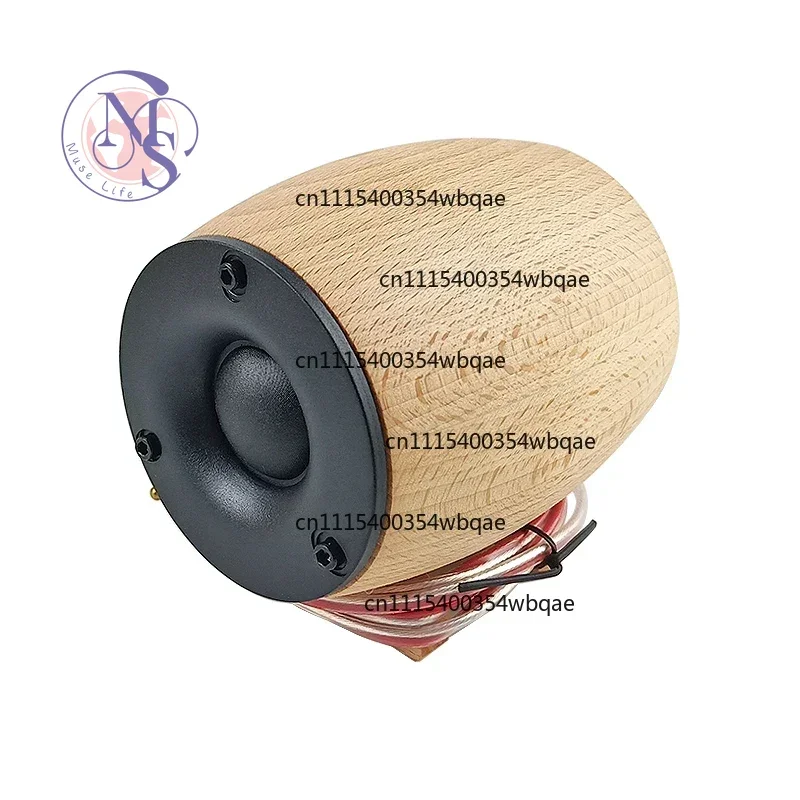 ZOCI-1Pairs Wooden Super Tweeter Speaker 8OHM 20W Dome Neodymium Treble Silk Diaphragm Home Theater Tweeter Compensation 30KHZ