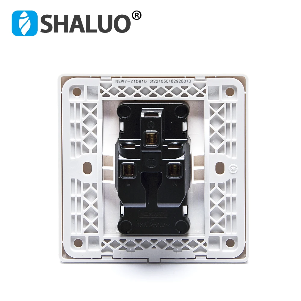 220V New Home Wall Power Supply Socket Switch Plug Base For Air Conditioner 16A Three Pins Home Wall Socket Australia Style Plug