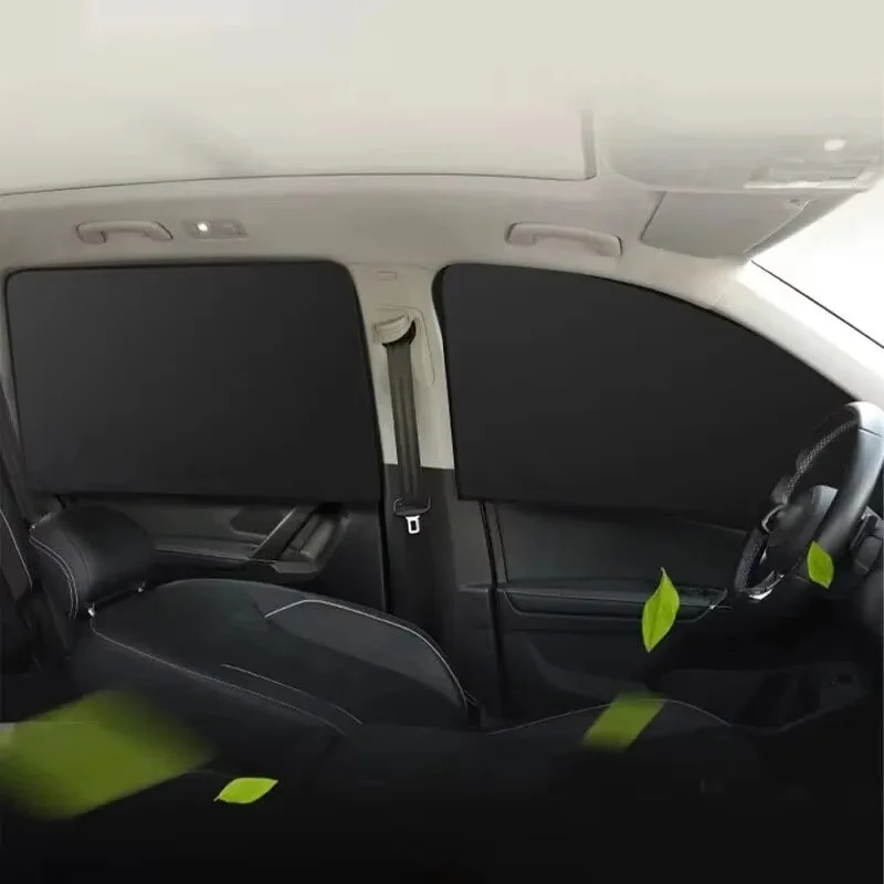 Magnetic Car Sunshade UV Protection Curtains Sun Shield Cover Double Sides Auto Window Sun Shade Protector Cover DIY Accessories