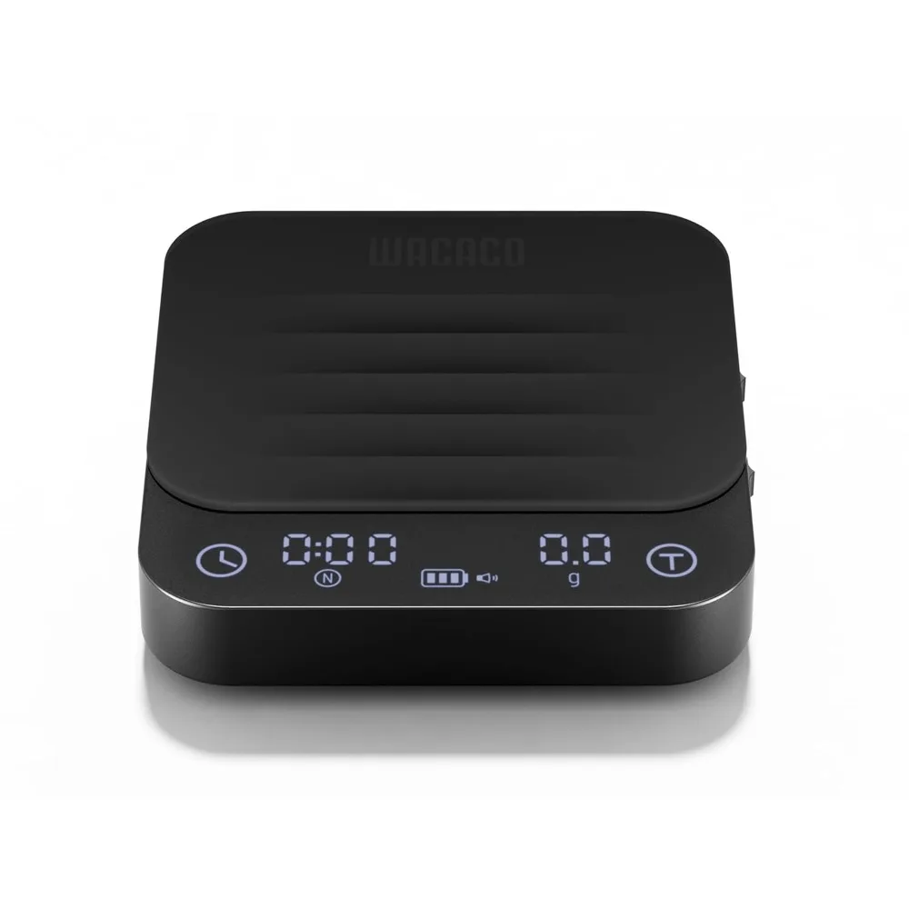 

Pro Coffee Scale with Timer, Smart Espresso Scale, Rechargeable Mini Digital Weight Scales for Kitchen Use in Black