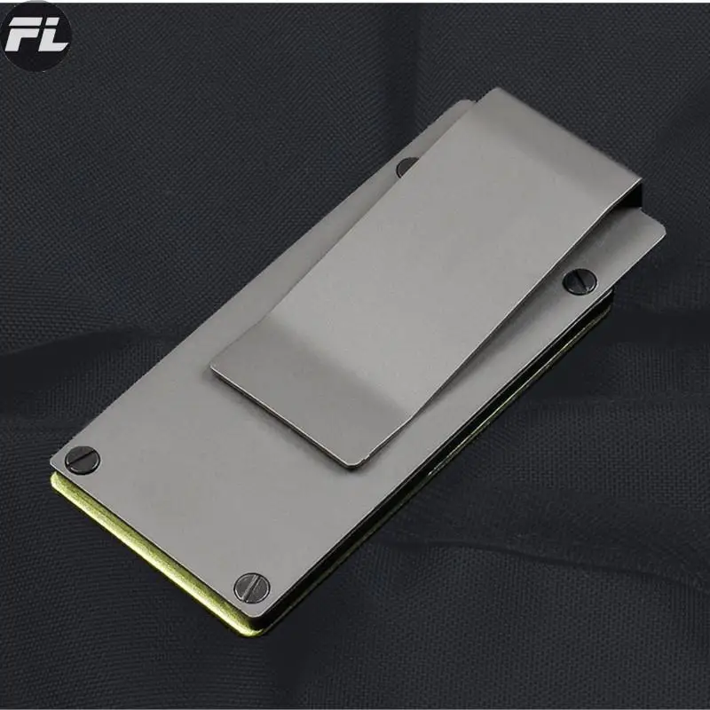 3.5 Inch EDC Portable Pocket  With Straight Knife Suction Card Mounted Keychain Pocket Knife Carrying Knife All Steel