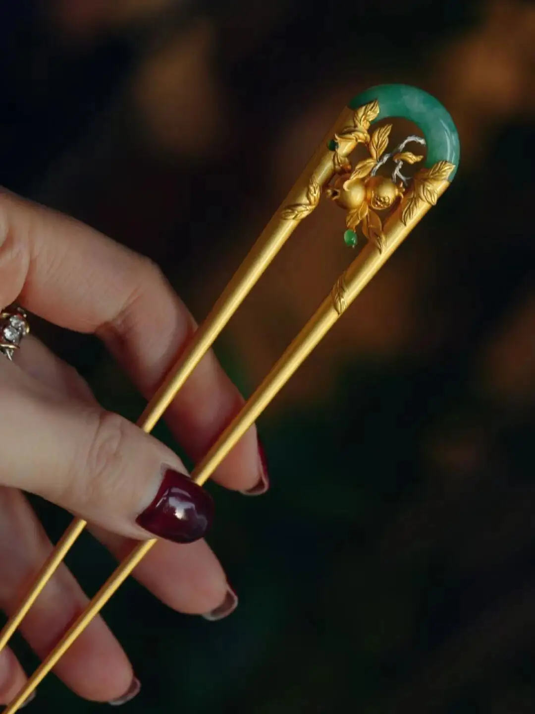 

‌ Китайская заколка для волос Qipao Hanfu Updo, минималистичные этнические свадебные аксессуары, ботанический культурный дизайн ручной работы ‌ Подарок