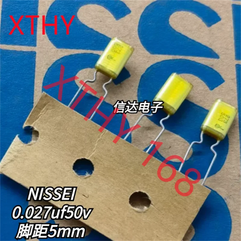Capacitor de Polipropileno NISSEI 27nF 50V 0.027μF 50V 273/50V P5