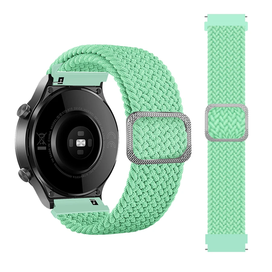 Pulseira de Loop Trançado de Nylon para Xiaomi Watch 2 Pro, Banda de Relógio para Mi Watch, S3, Cor 2, S1 Ativo, S2, 42mm, 46mm