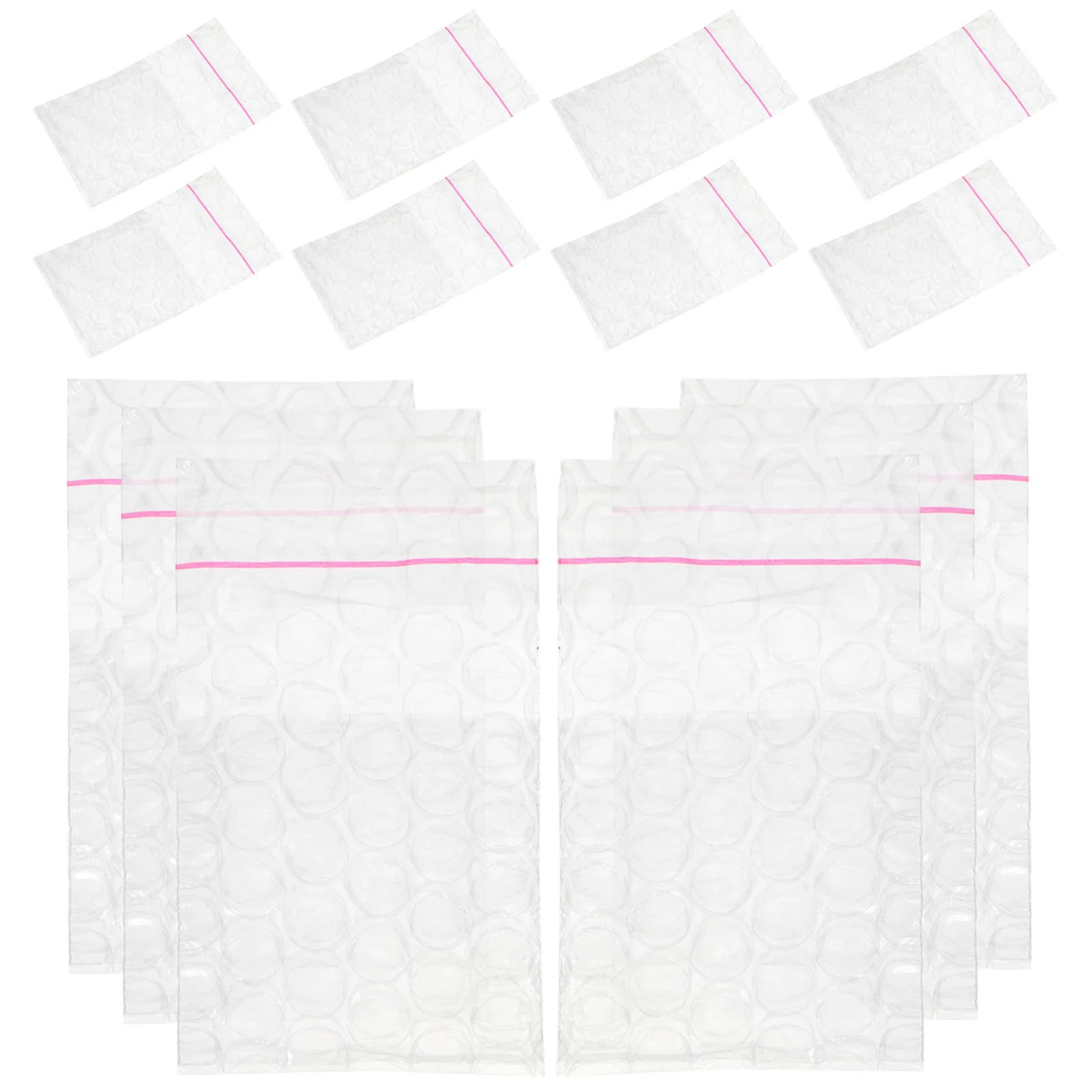 Clear Bubble Mailers Self-Sealing Double Layer Protection for Dishes Packing Pouches Moving Shipping Buffer Bag Insulation