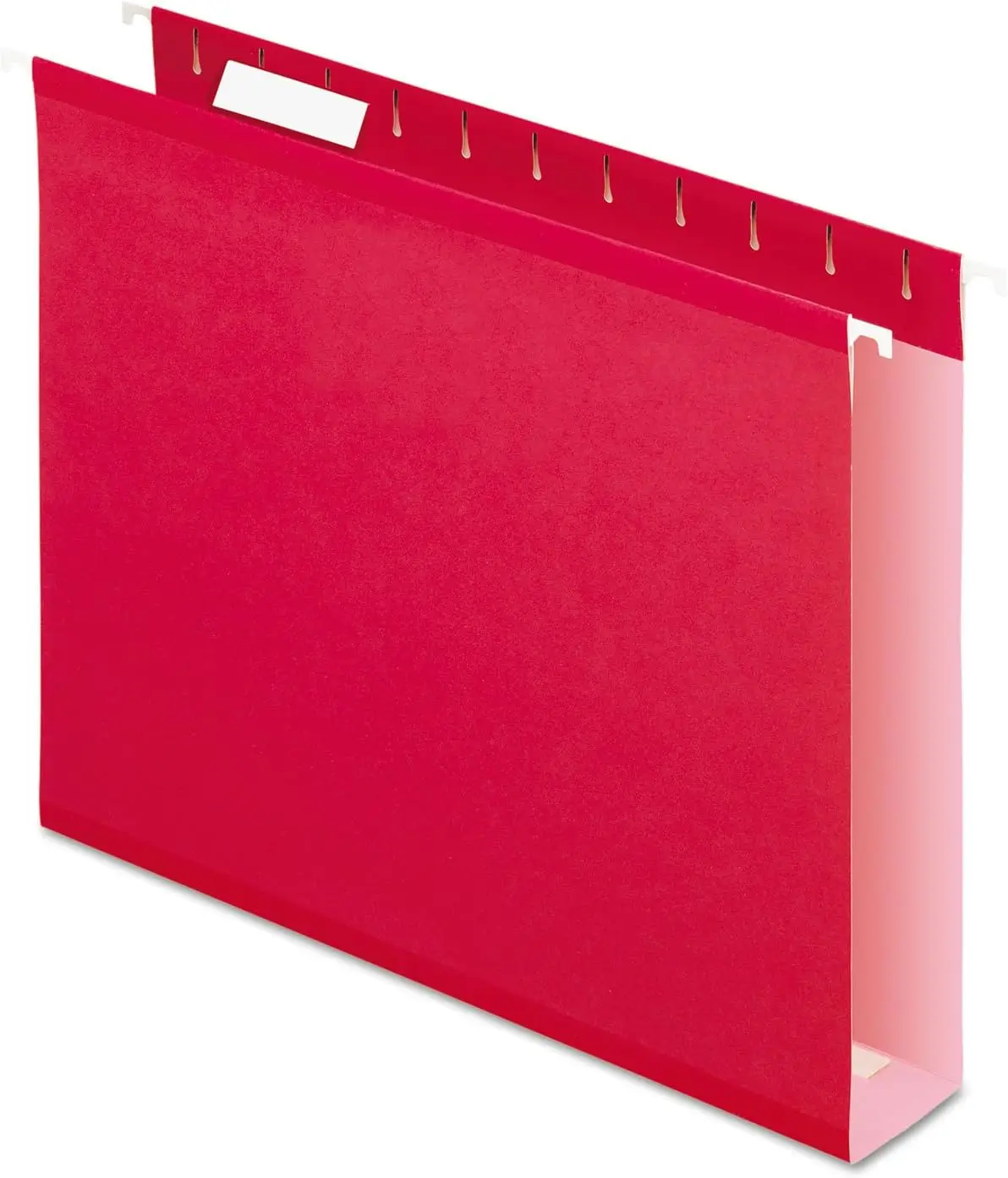 

Extra Capacity Reinforced Hanging Folders, Red Color, Durable for Office Filing and Storage