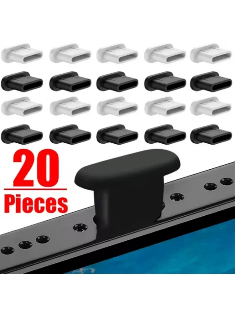 Bouchons Anti-poussière en Silicone de Type C, protecteur de Port de chargement, couvercle de capuchon pour Iphone 16 15 Pro Max 16 15 Plus, prise Anti-poussière Samsung