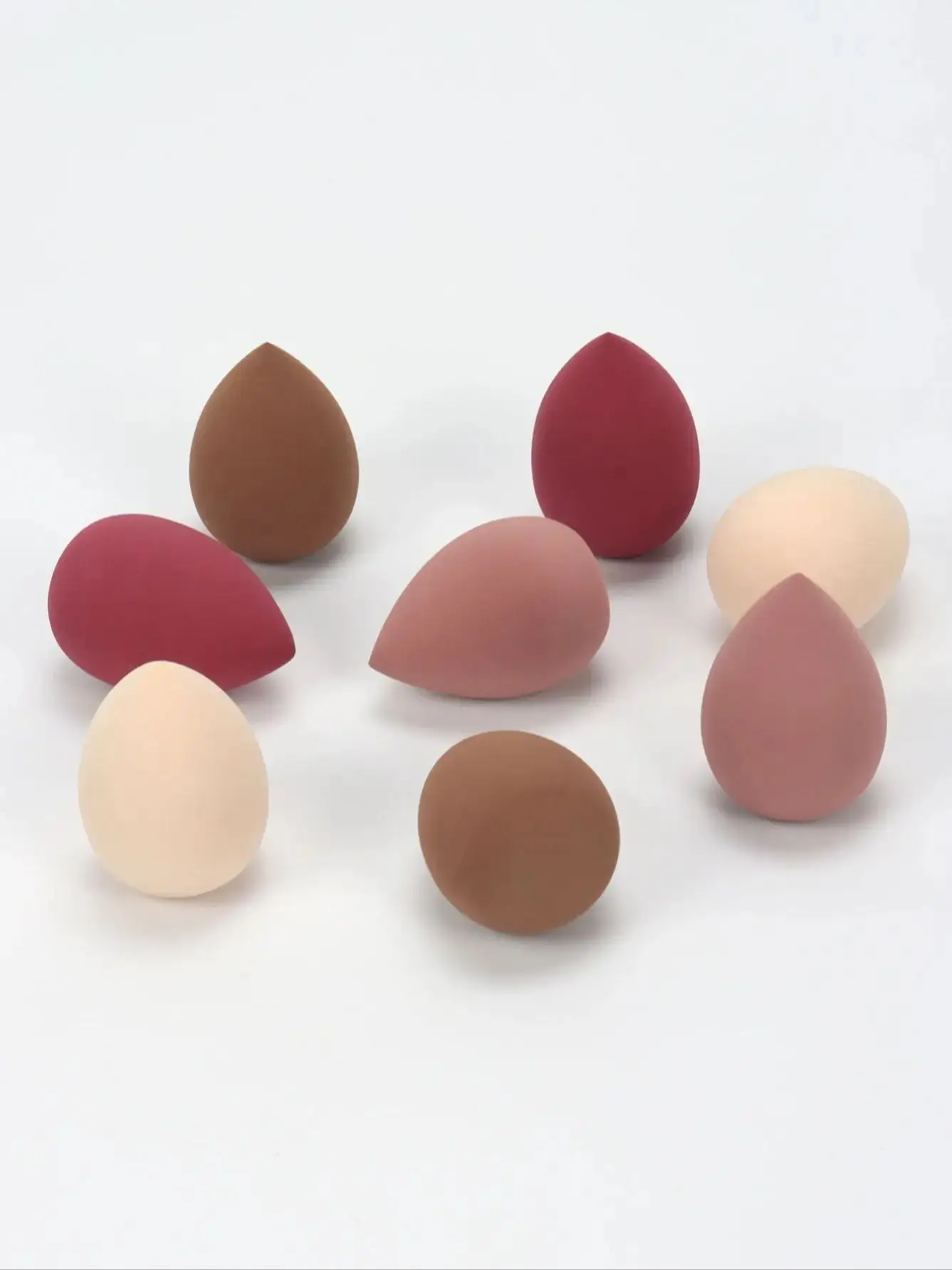4/8 Foundation Blender; Cosmeticaspons; Gladde foundation; Verhullende schoonheidsspons; Make-upblender; - afbeelding 2
