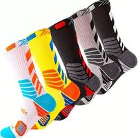 3 Pairs of Men's And Women's Outdoor Sports Socks, Thin For Summer, Suitable For Fitness, Basketball, Soccer, And Running