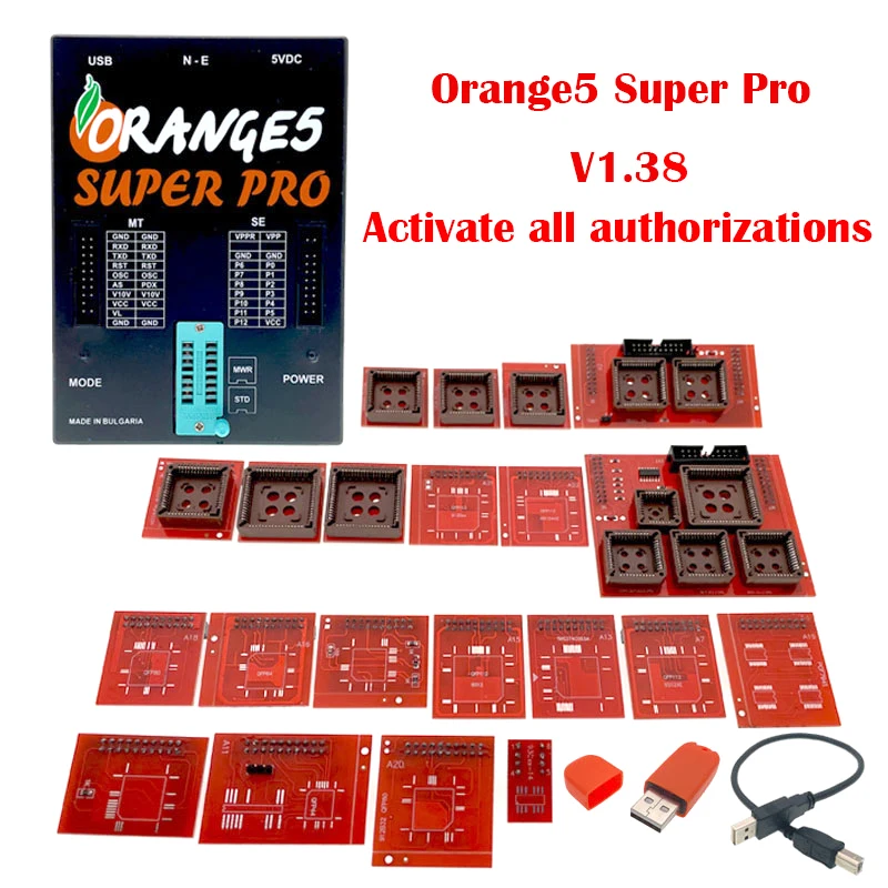 

Orange5 Super Pro V1.38 Activate All Functions Orange 5 Programmer Full Adapter Add New License Renesas H8SX V850 UART/SPI