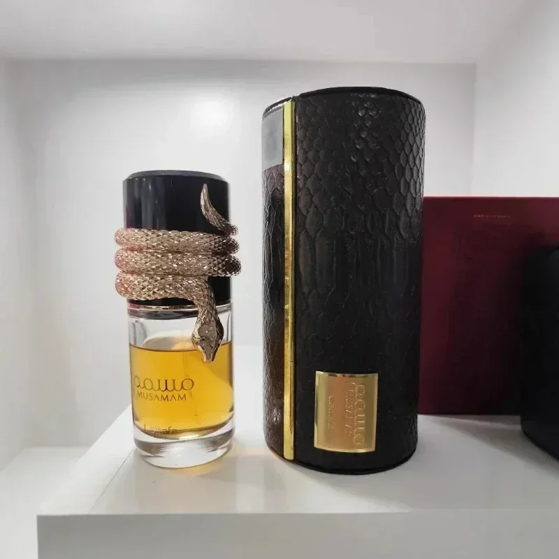 Lattafa Musamam Arabisches Eau de Parfum, orientalischer würziger Duft mit Safran und Oud, langanhaltendes, luxuriöses arabisches Parfüm für Männer