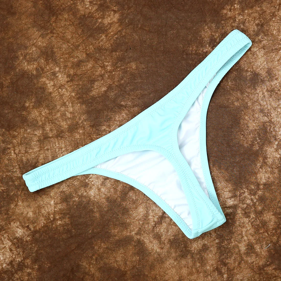 Wholesale Women Cheeky Bikini bottom Black Pink Thong T-back Sexy Girl Swimwear Biquini Brazilian White Low Waist Bottom