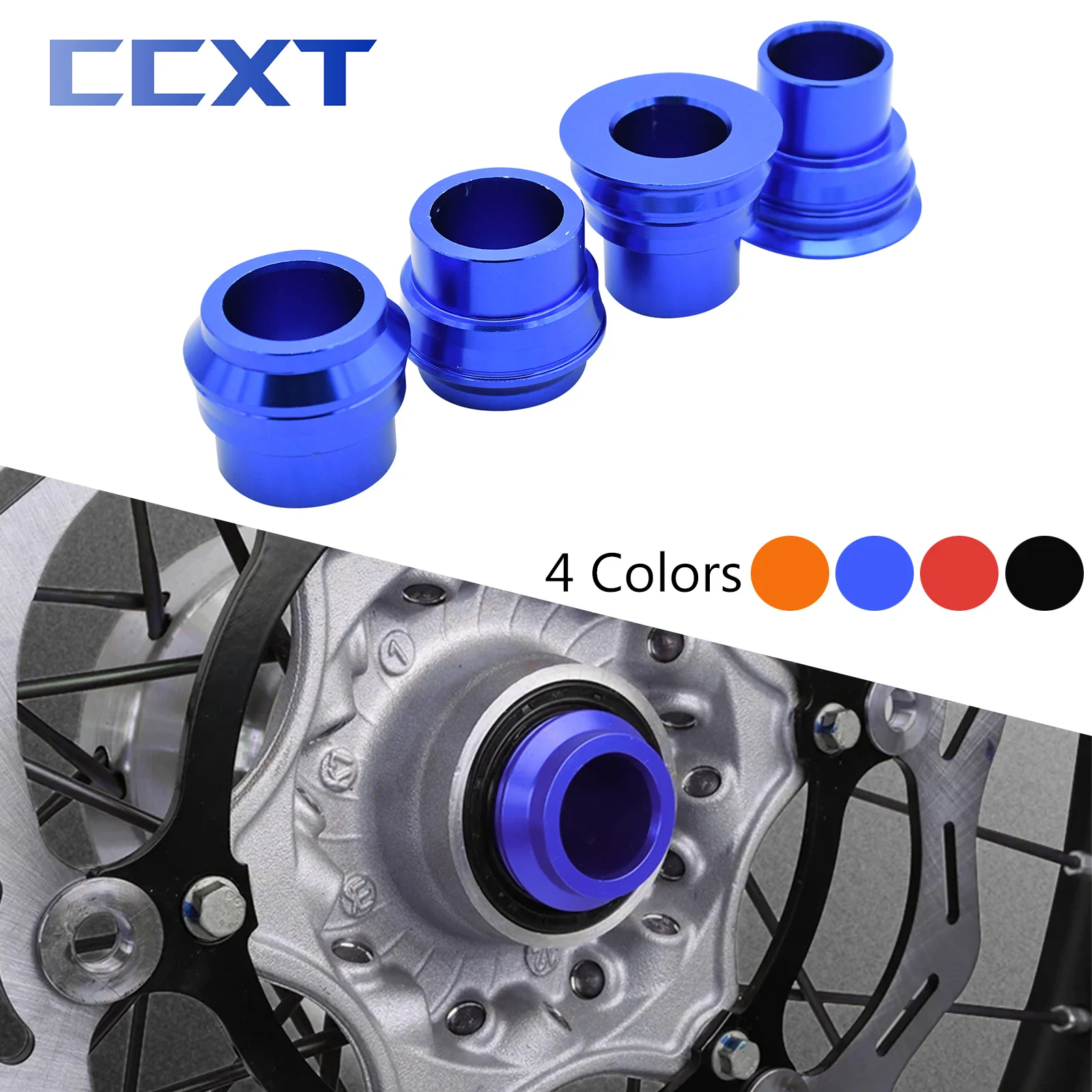 Motorcycle CNC Aluminum Front Rear Wheel Hub Spacer Kit For KTM 125-530 EXC XCF XCW XCF W EXCF EXC SX SXF XC XCF TPI 2008-2023