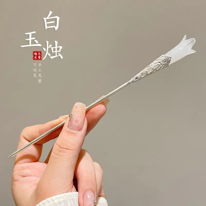 Classic Chinese Hair Stick Pins for Women Butterfly Flower Star Fresh Handmade Hairpins Charm Jewelry Accessories Hair Ornaments