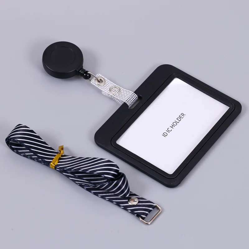 Retractable Lanyards Badge Reel Card Holder for Medical Staff Porta Workers Credencial Name Tag Bank Credit Card Bus Cardholder