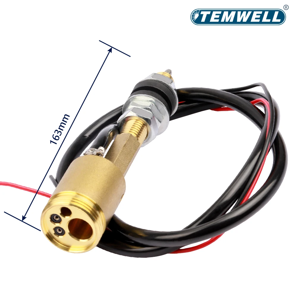 Welding Panel Socket 163# Euro Central Connector Adaptor Torch Conversion Kit Welding Torch Conversion Kit MIG MAG Euro Connecto