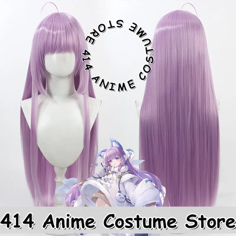 

Game & Anime Tashkent Cosplay Wig Azur Lane Purple Simulation Scalp Long Heat-Resistant Fiber Synthetic Hair