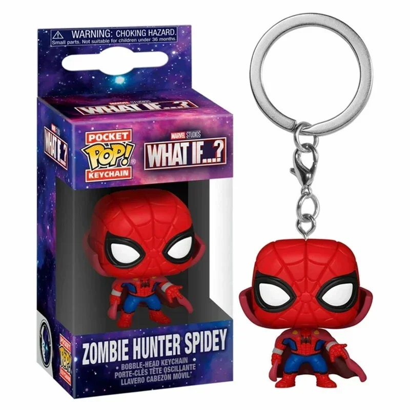 FUNKO POP Spider-Man the Spot Spider-GWEN GREEN GOBLIN ZOMBIE HUNTER SPIDEY Peter Parker Mysterio Schlüsselanhänger Vinylfigur Spielzeug