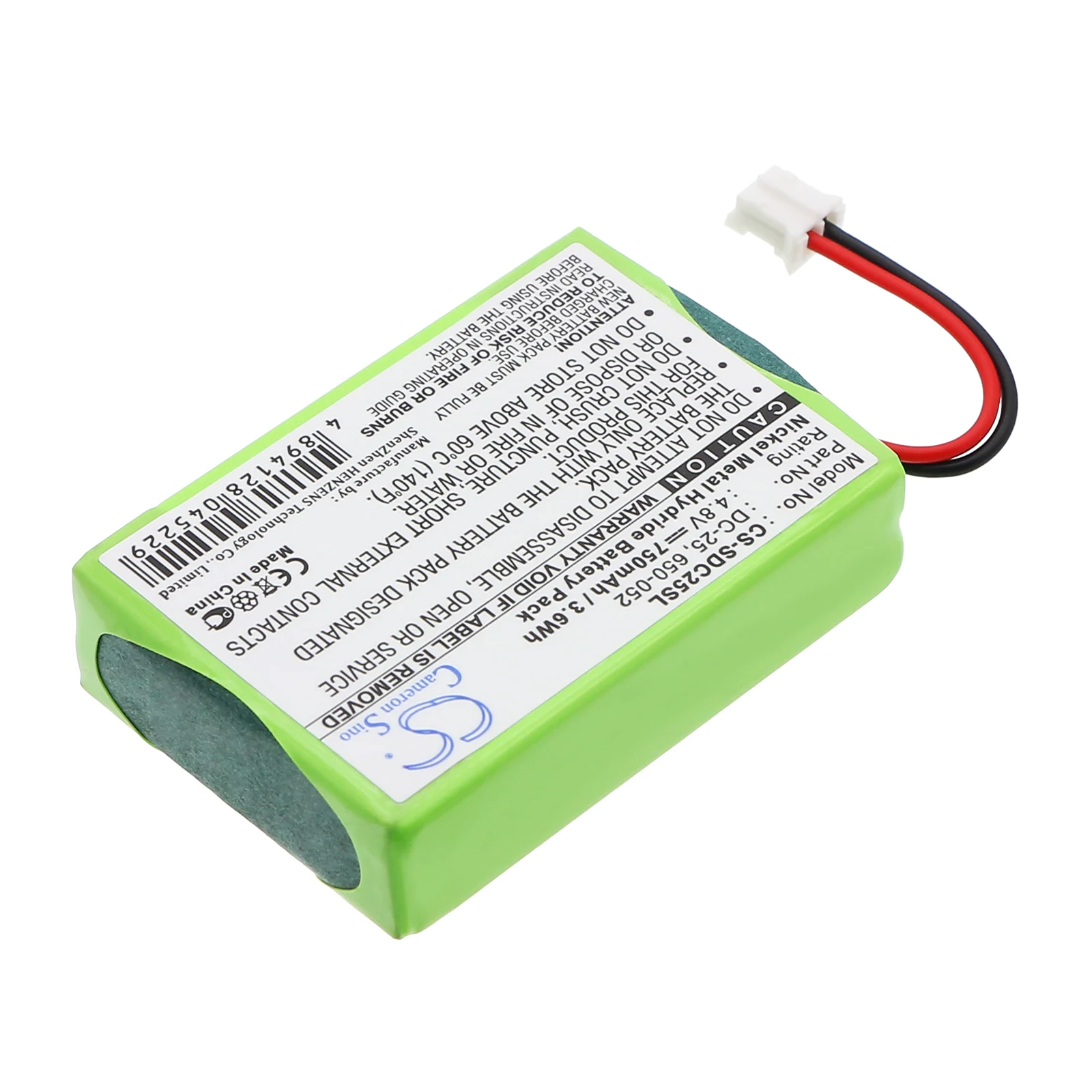 4.8V 750mAh Dog Collar Battery DC-25 for SportDog SR200-I, Sporthunter 1200 SR200-I, 1800 SR200-IM, SR-200IB, 2000 SR200-IW
