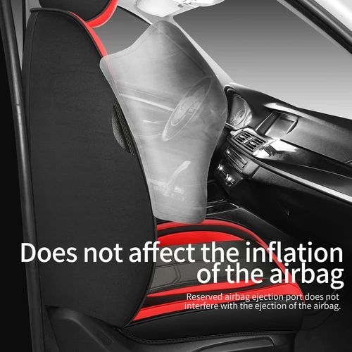 Imagen 2 del producto Funda de asiento de coche de ajuste Universal de cuero PU Premium, estera protectora para todas las estaciones con cojín suave, funda de asiento de paquete completo, 1 ud.