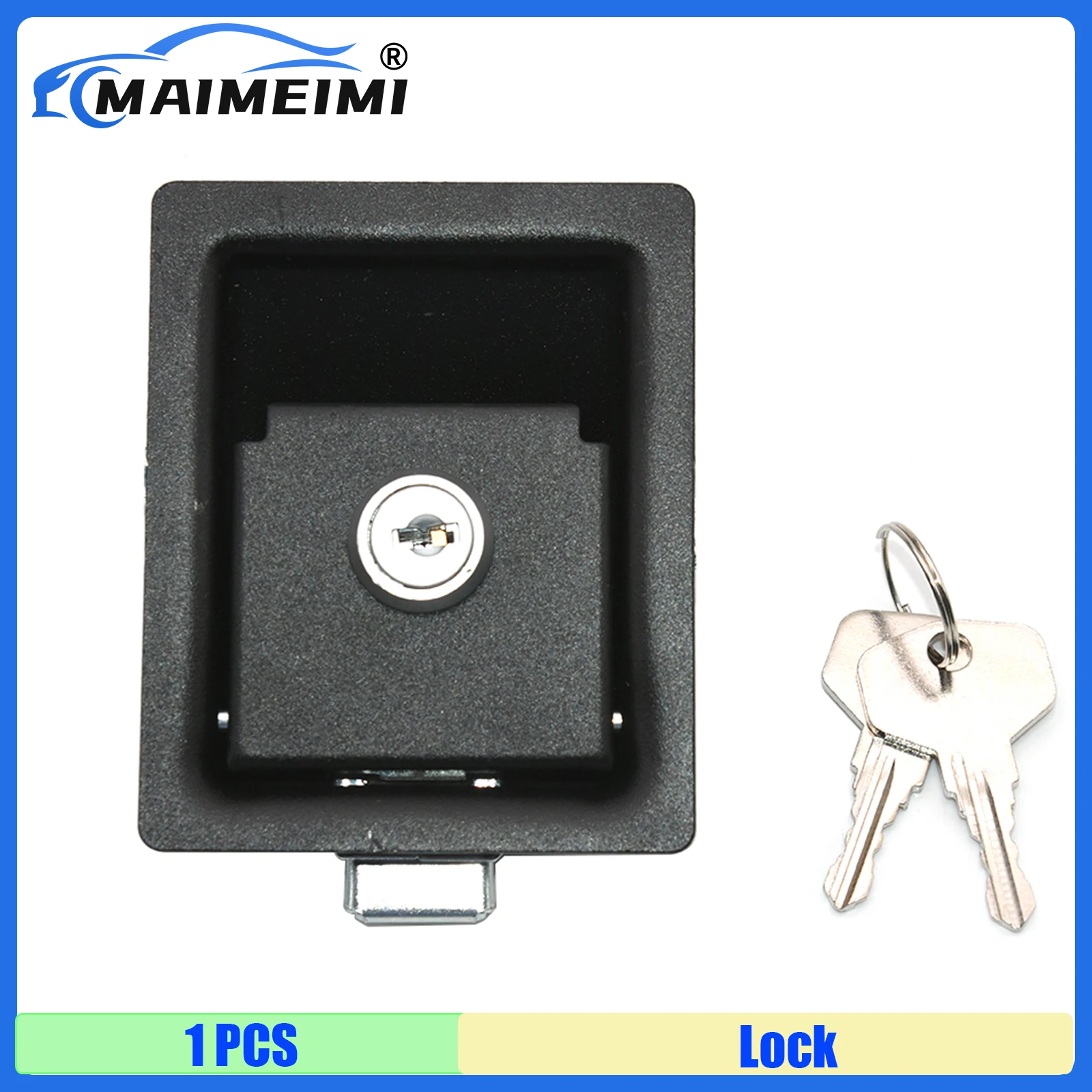 

MAIMEIMI Tool Box Lock Panel Lock Door Latch Replacement Hardware Cabinet Door Lock for Toolbox RV Boat Truck Industrial Cabinet