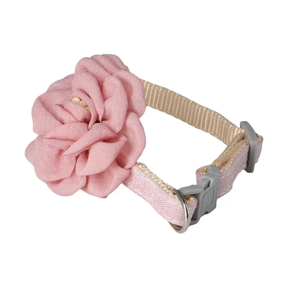 

Size Suitable Beautiful Pet Decorative For Dogs Cats Bow Tie Safety Buckle Dog Necklace Cats Collar Pet Collar Dog Leash