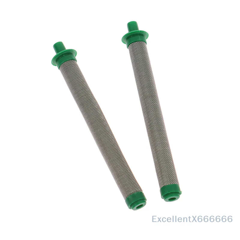 2pcs 304 Stainless Steel Power Tools Machine Accessories Airless Gun Filter 60 Mesh Spray Gun Filters